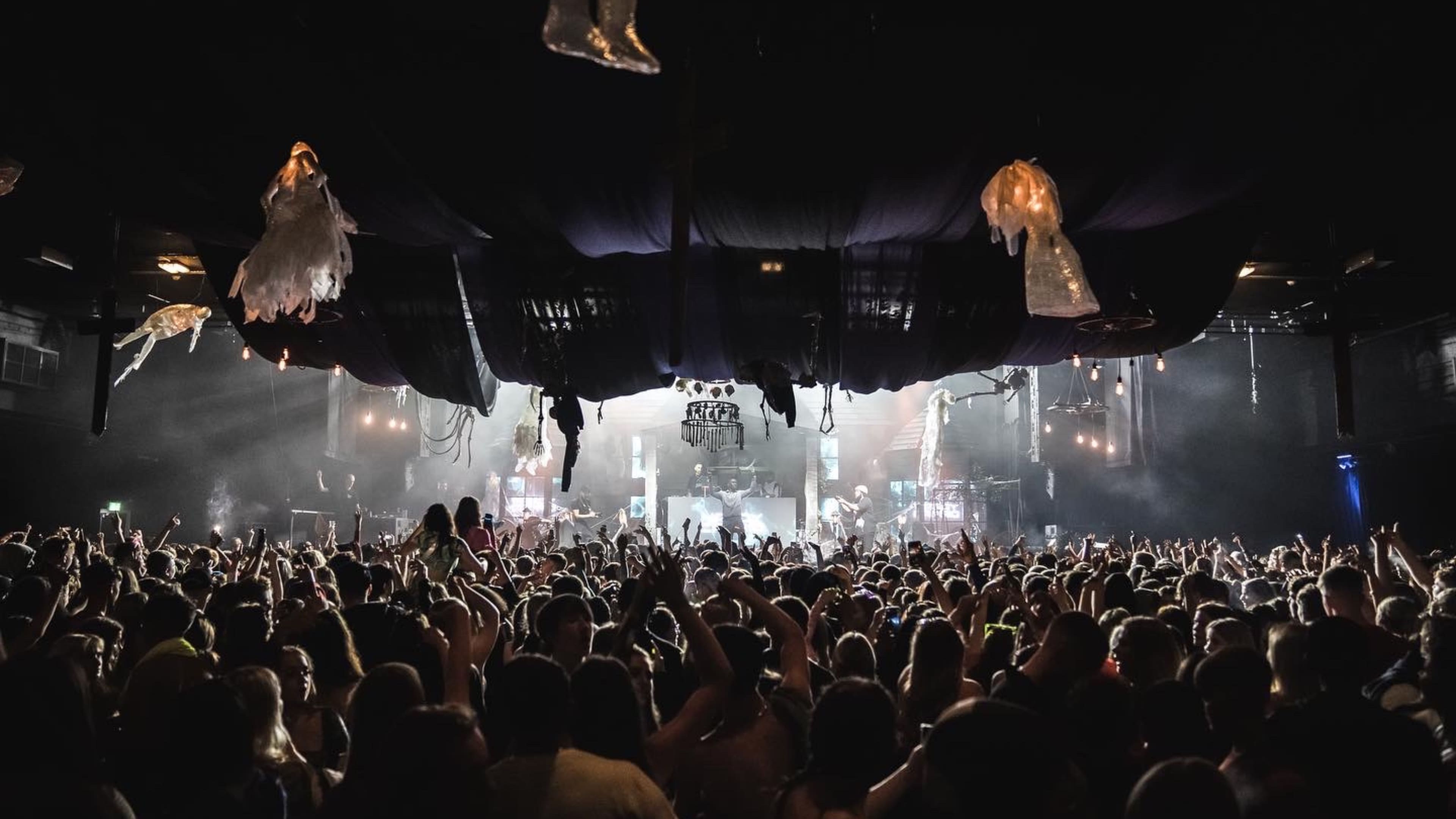 Packed crowd inside a Shutdown arena show, 2016